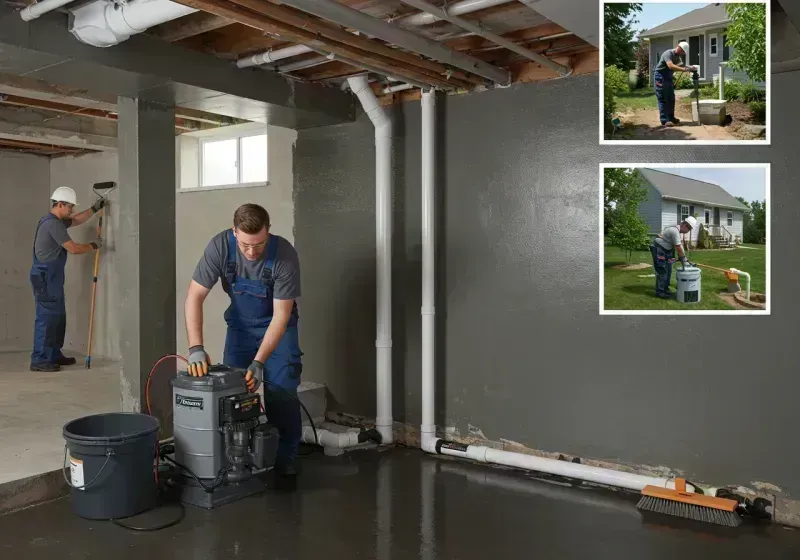 Basement Waterproofing and Flood Prevention process in Franklin Furnace, OH